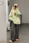 SWAYING/KNIT Crease Cocoon Wide Leg Pants SW22AW3B28 Grey PS51